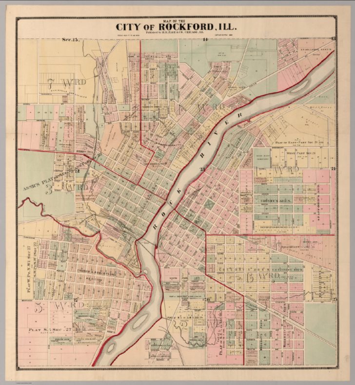 Printable Map Of Rockford Il