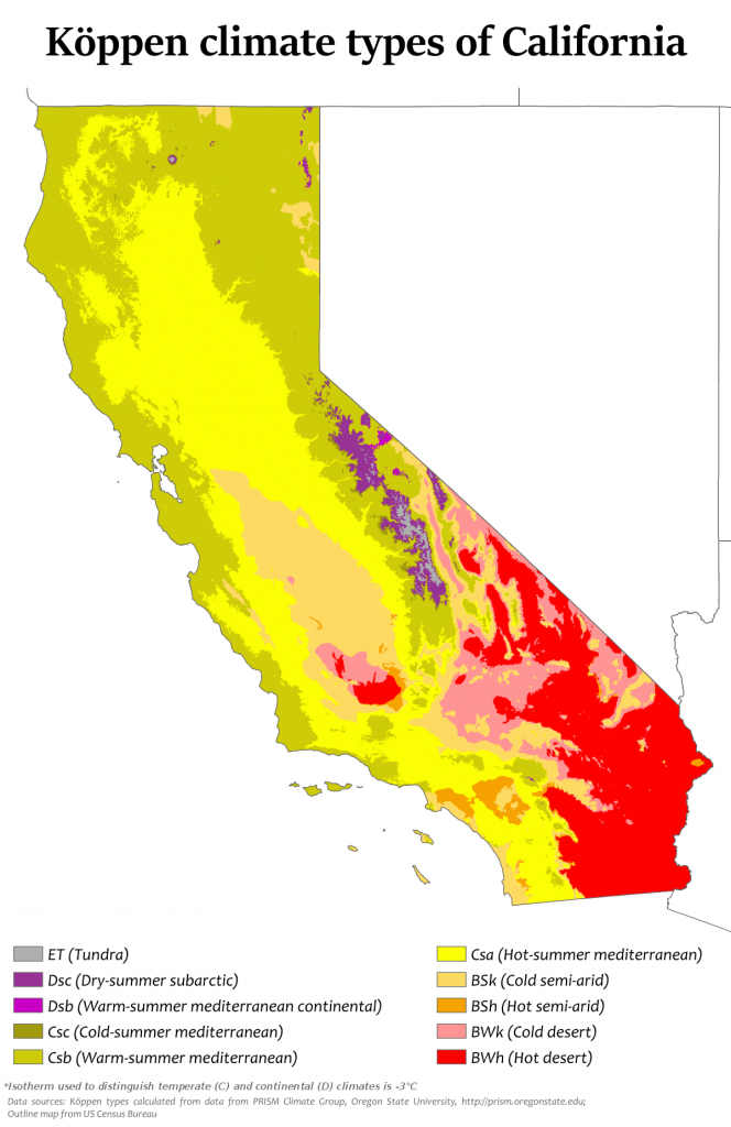 Climate Of California - Wikipedia - Food Desert Map California