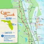 Cocoa Beach Tourist Map   Where Is Cocoa Beach Florida On The Map