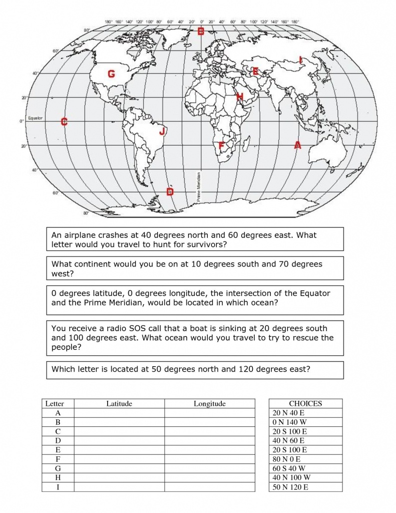 Collection Of Map Skills Worksheets Middle School | Download Them - Map Skills Quiz Printable
