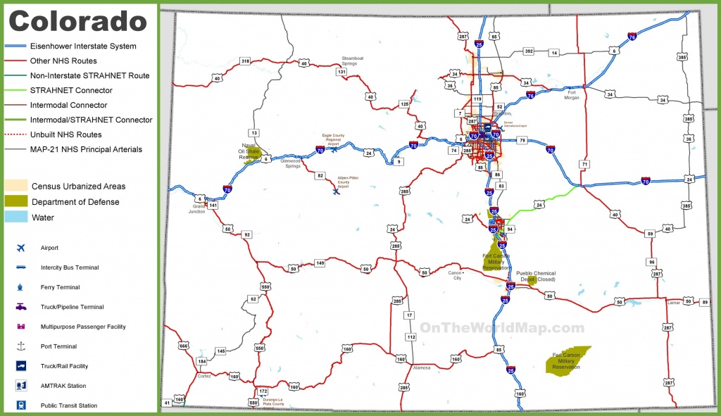 Colorado State Maps | Usa | Maps Of Colorado (Co) - Printable Road Map Of Colorado
