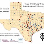 Continued Statewide Delivery Of The Texas Well Owner Network (Twon3   Texas Water Well Location Map