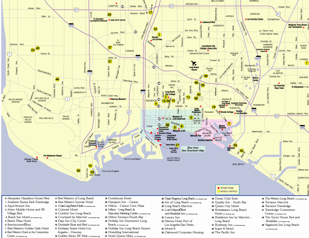 Cool Map Of Long Beach California | Long Beach My Home | Long Beach - Long Beach California Map