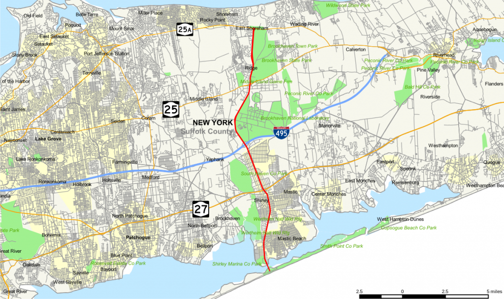 County Route 46 (Suffolk County, New York) - Wikipedia - Printable Map Of Suffolk County Ny