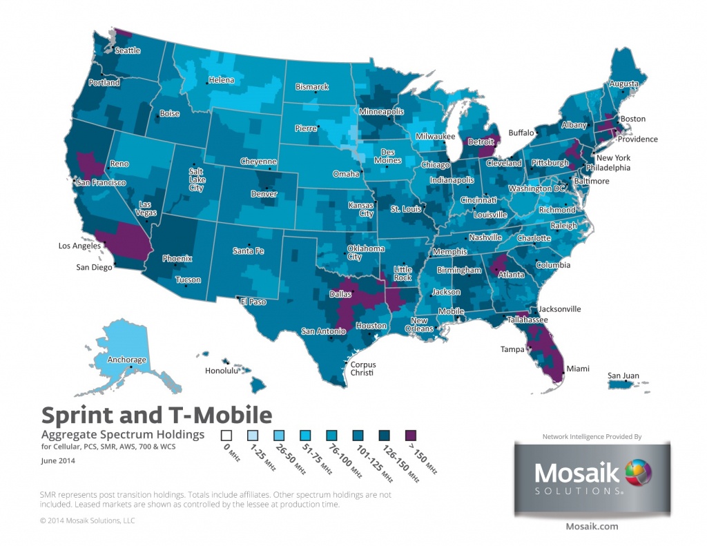 Coverage Maps For All Prepaid Carriers | Prepaid Phone News - Sprint Cell Coverage Map Texas