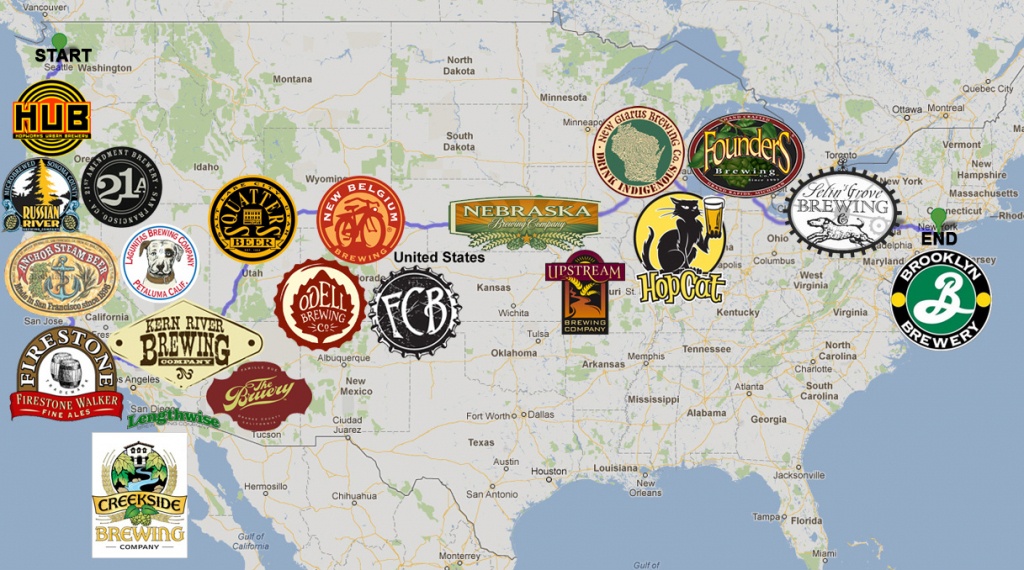 Craft Beer Road Trip - A Photo Recap - The Pour Report - California Beer Map