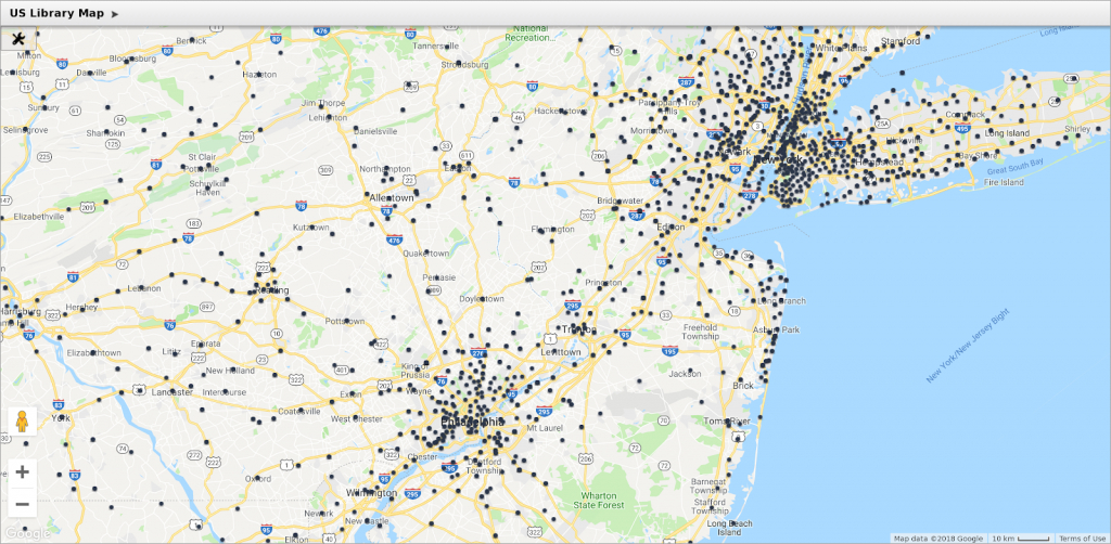 Create A Dot Distribution Map - Maptive - Create Printable Map With Pins