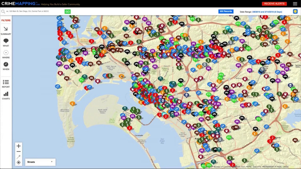 Crimemapping - Helping You Build A Safer Community - Sexual Predator Map California