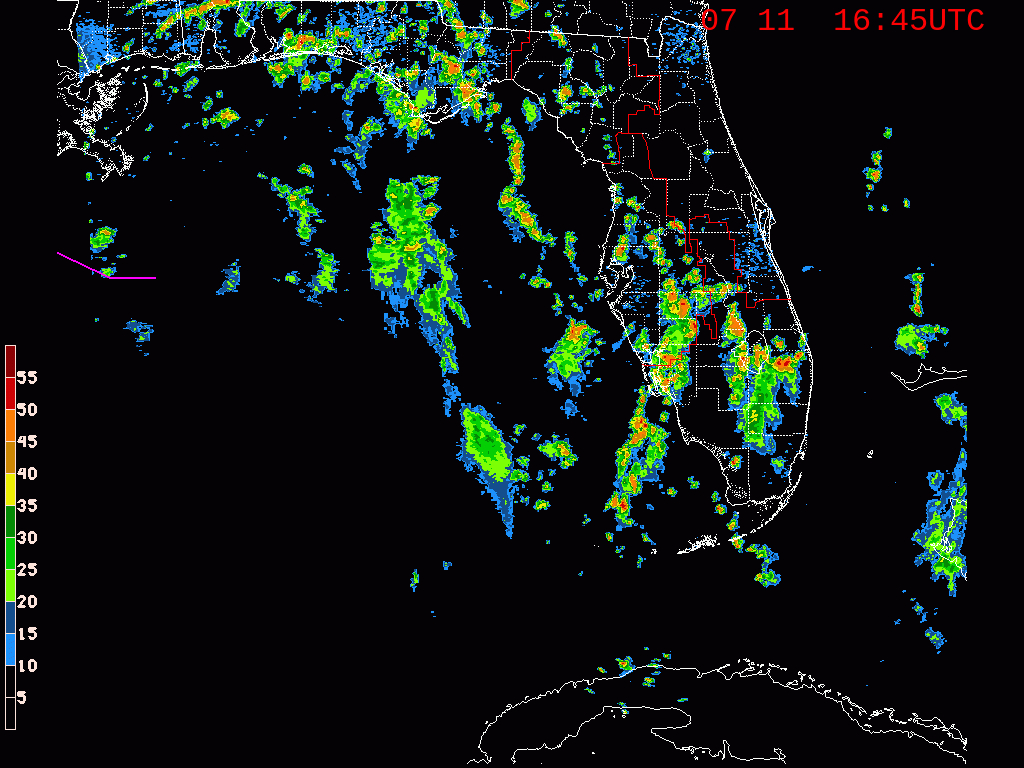Current Weather Conditions: Florida Radar Loop | South Florida Water - South Florida Radar Map
