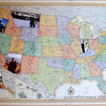 Cut, Craft, Create: Personalized Photo Map {For Our Paper Anniversary}   Printable Map With Pins