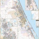 Daytona Beach, Fl Wall Map – Kappa Map Group   Map Of Daytona Beach Florida Area