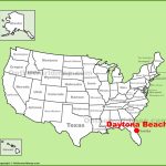 Daytona Beach Location On The U.s. Map   Map Of Daytona Beach Florida Area