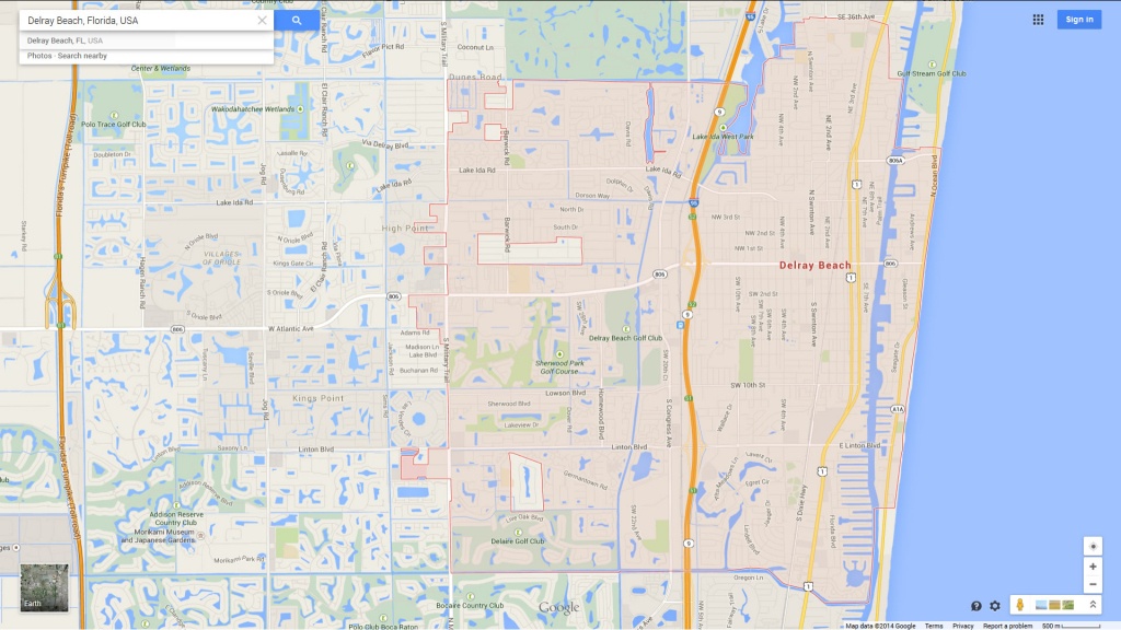 Delray Beach Florida Map - Del Ray Florida Map