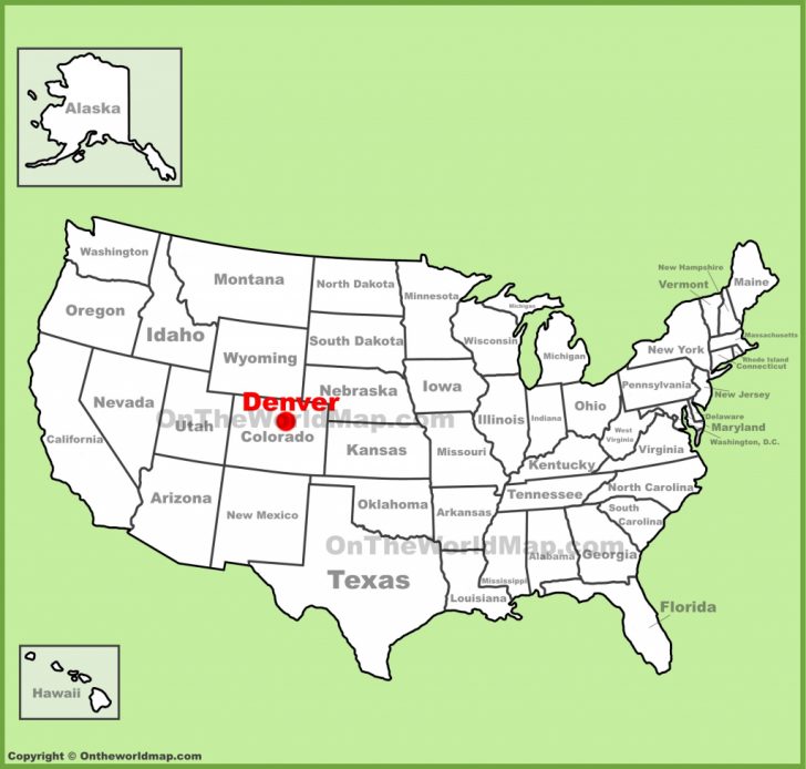Denver City Map Printable