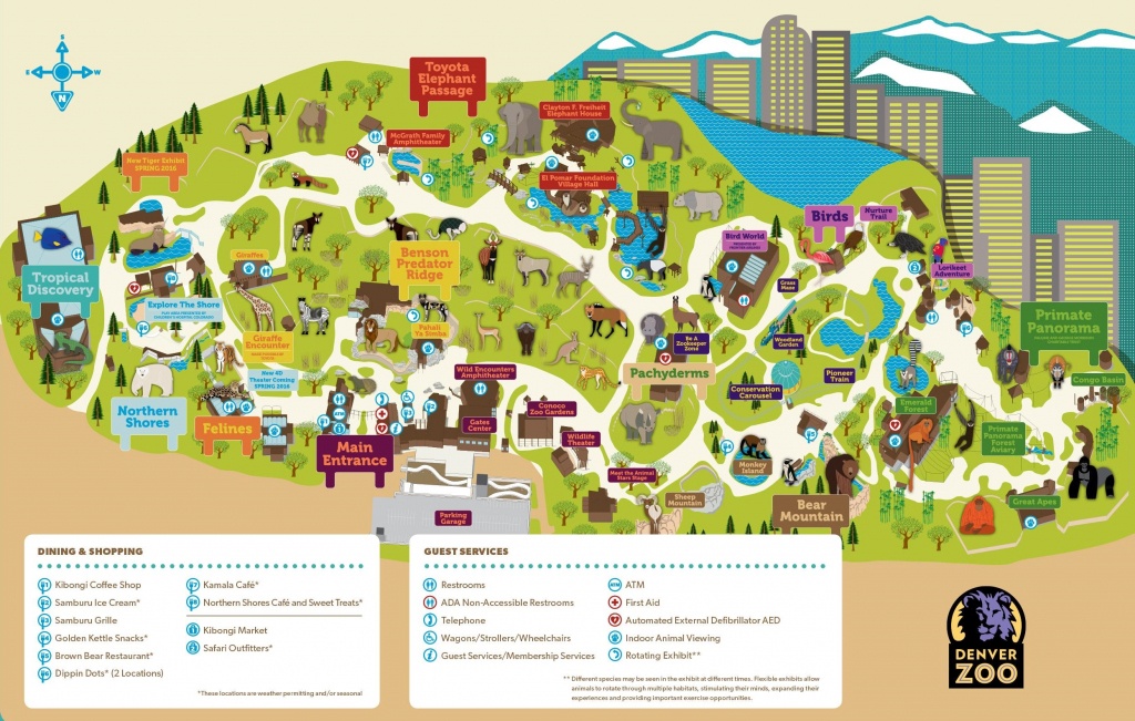 Denver Zoo Map - Denver City Map Printable