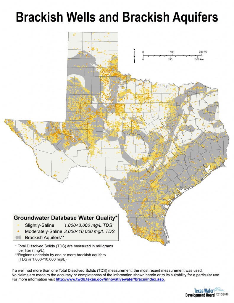 Desalination Documents - Innovative Water Technologies | Texas Water - Texas Water Well Location Map