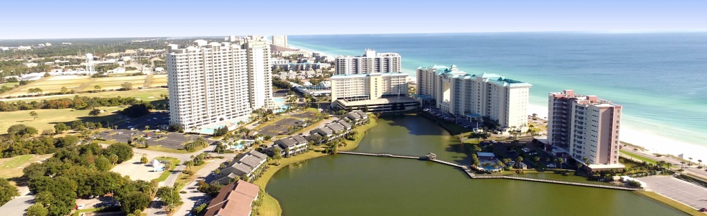 Destin Florida Resort And Condo Rentals - Seascape Resort - Map Of Destin Florida Condos