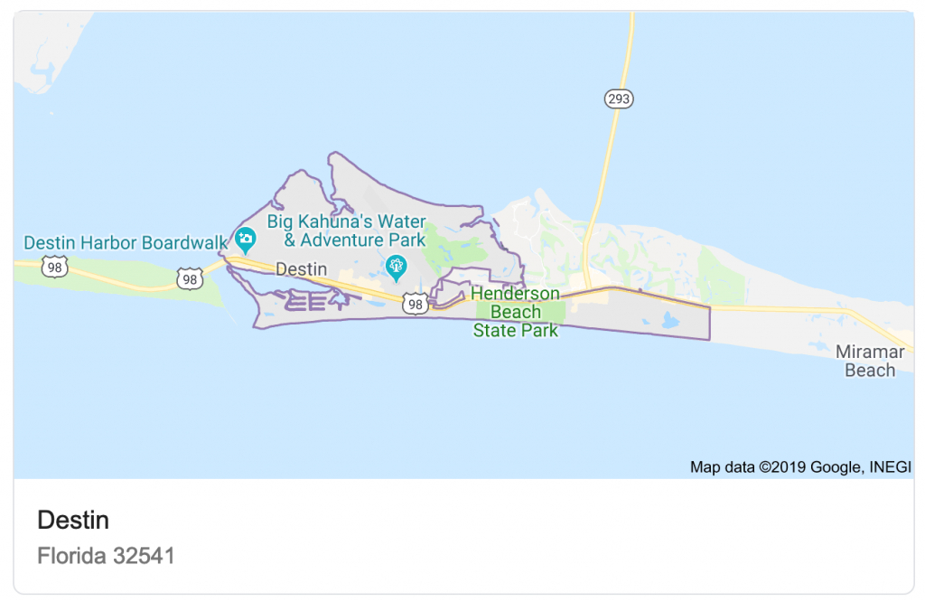 Destin Vs. Naples - 30A Florida Map
