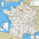 Detailed Clear Large Road Map Of France   Ezilon Maps   Printable Map Of France With Cities And Towns