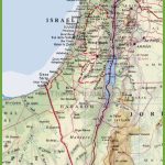 Detailed Map Of Israel With Cities   Printable Map Of Israel