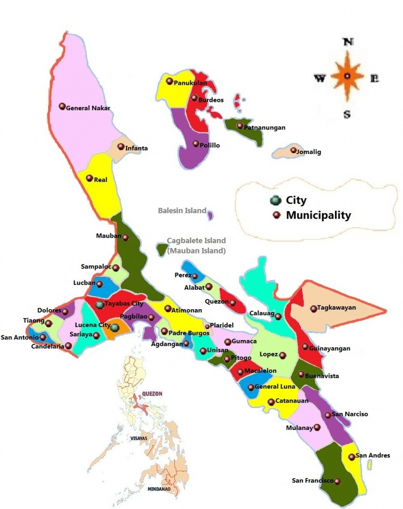 Detailed Map Of Quezon Province | Download Them And Print - Printable Quezon Province Map