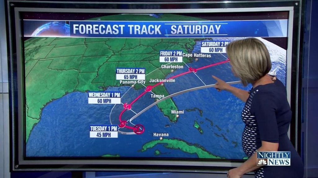 Developing Tropical System Has Florida, Gulf Coast On High Alert - South Florida Weather Map