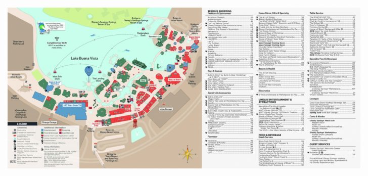 Disney Springs Map Printable