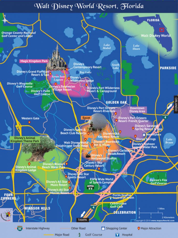 Map Of Disney Springs Florida