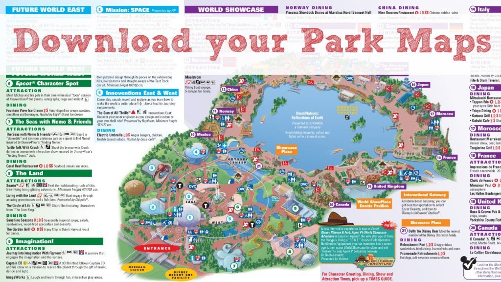 Disney World Maps - Youtube - Printable Disney Maps
