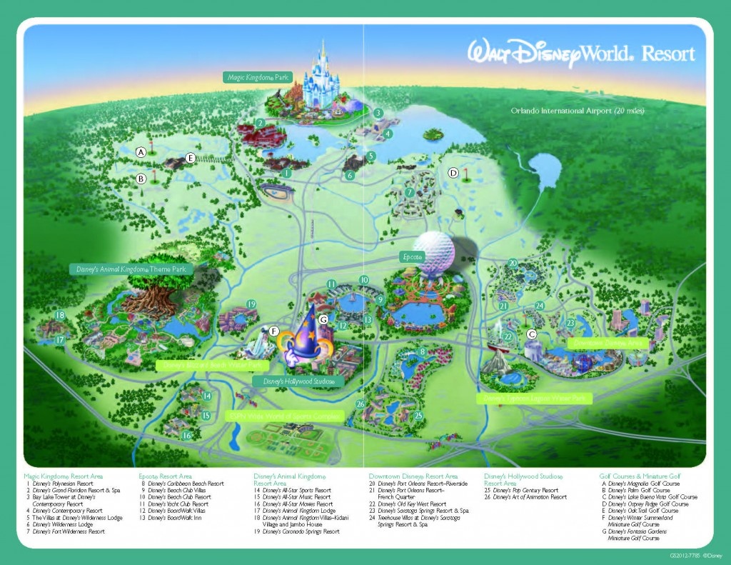 Disney World Resort Map - 2019 Tpe Community Conference2019 Tpe - Printable Disney Maps