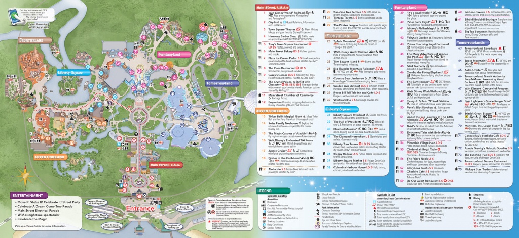 Disney World Theme Park Maps 2017 Disney Maps And Maps Of Disney - Printable Maps Of Disney World Theme Parks