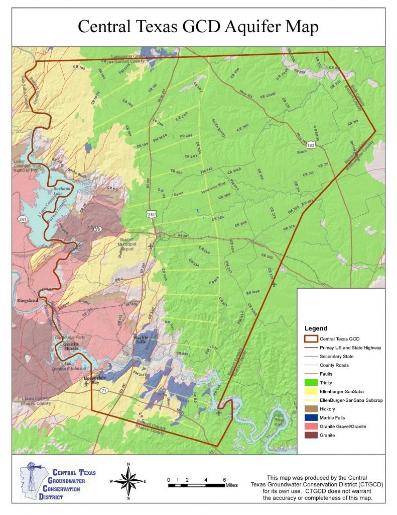 District Maps – Central Texas Groundwater Conservation District - Where Is Marble Falls Texas On The Map