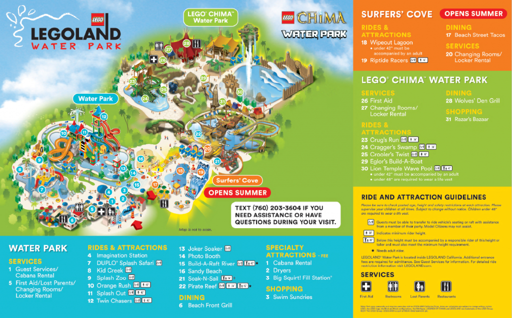 Do You Have A Map Of The Water Park? – Legoland® California Theme - Legoland Map Florida
