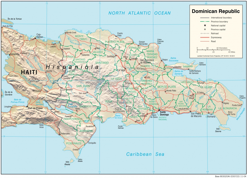 Dominican Republic Maps - Perry-Castañeda Map Collection - Ut - Printable Map Of Dominican Republic