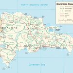 Dominican Republic Road Map   Printable Map Of Dominican Republic