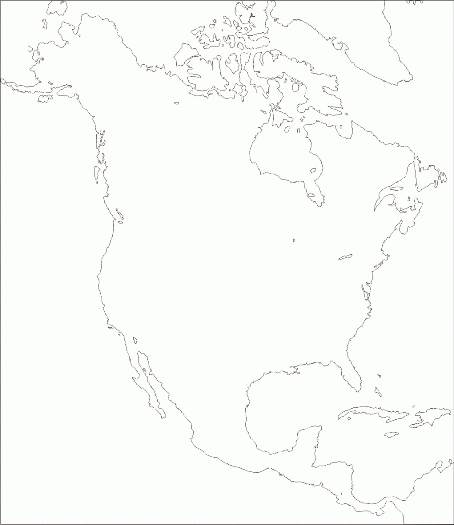 Download Free North America Maps - Free Printable Map Of North America