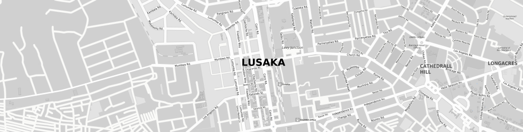 Download Map Lusaka - Printable Map Of Lusaka