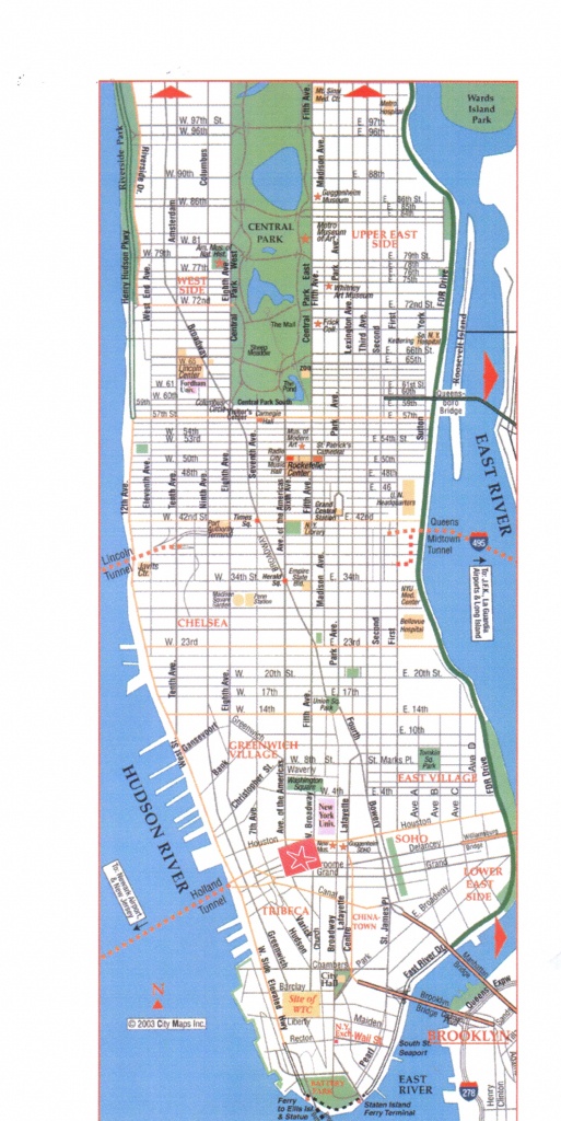 Download Map Of Manhattan | Dyslexiatips - Printable Map Manhattan Pdf