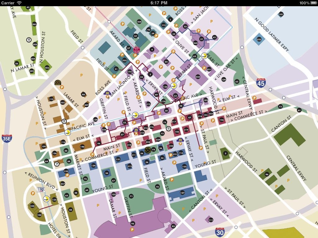 Downtown Dallas Map And Guide | Image Of Dallas Maps - Download Dart - Map Of Downtown Dallas Texas