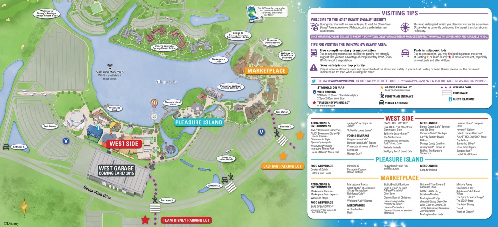 Downtown Disney Parking Information &amp;amp; Tips | Disney Parks Blog - Map Of Downtown Disney Orlando Florida