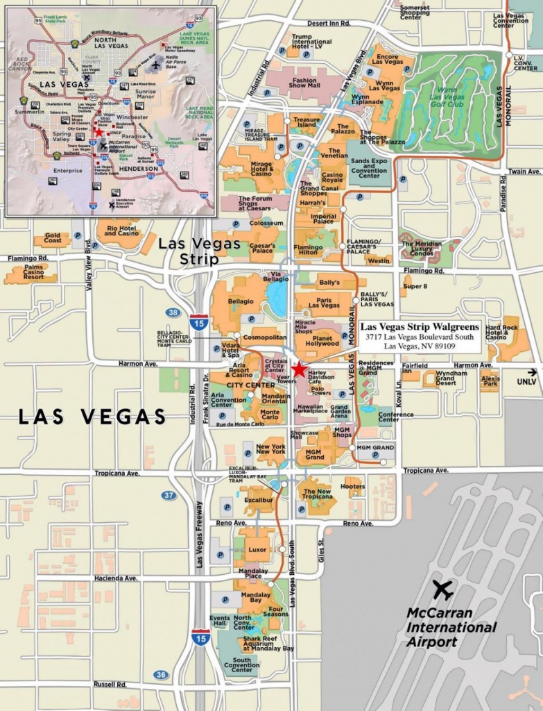 Downtown Las Vegas Map - Map Of Downtown Las Vegas (United States Of - Printable Map Of Downtown Las Vegas