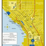 Downtown Seattle Map   Seattle Wa • Mappery   Printable Map Of Downtown Seattle