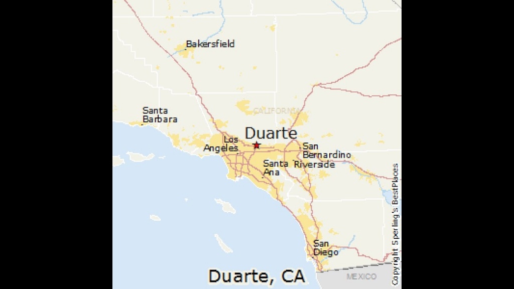 Duarte, California - Youtube - Duarte California Map