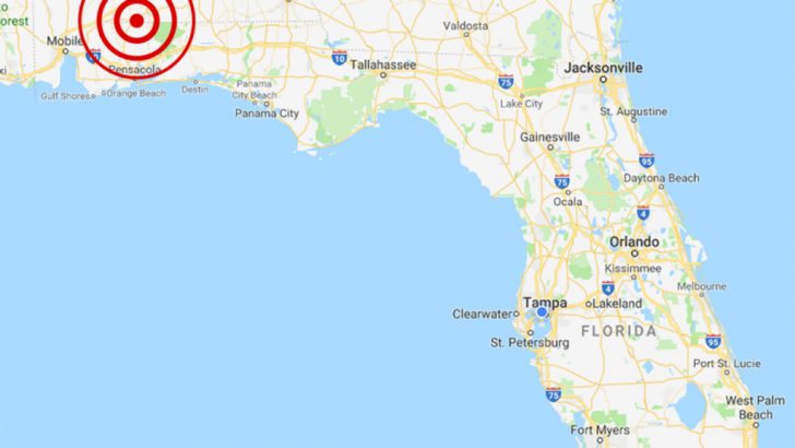 Florida Earthquake Map