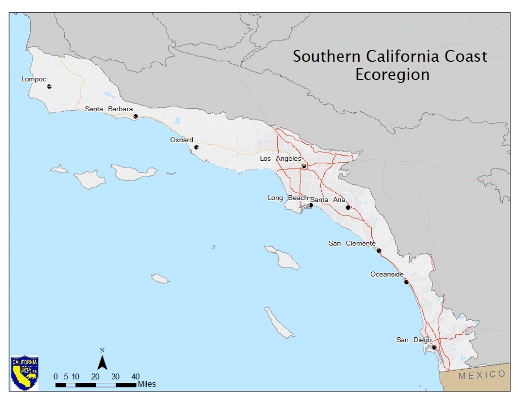 Ecoregion Spotlight: Southern California Coast | California State - Map Of Southern California Coastline