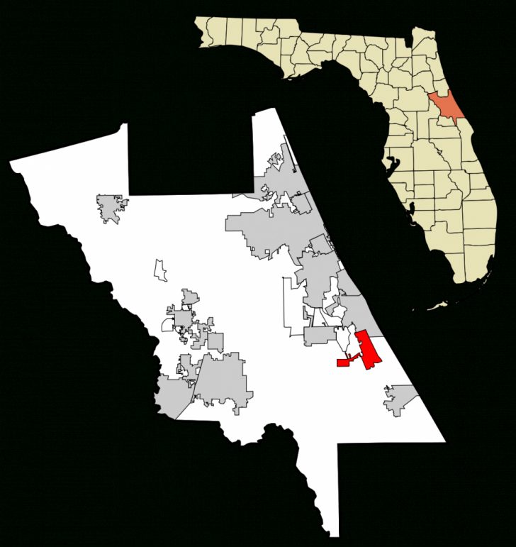 Edgewater Florida Map