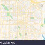 Empty Vector Map Of Garland, Texas, Usa, Printable Road Map Created   Garland Texas Map