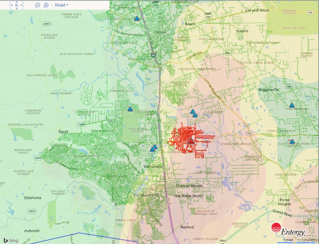 Entergy Diligently Repairs 5,000 Area Outages From Morning Storms - Entergy Texas Outage Map