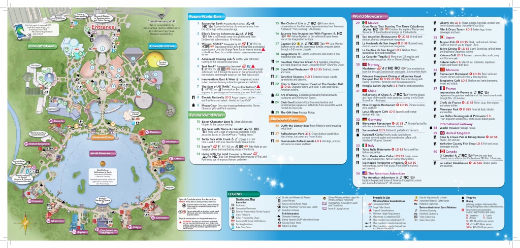 Epcot-Map-2 | Dis Blog - Epcot Park Map Printable