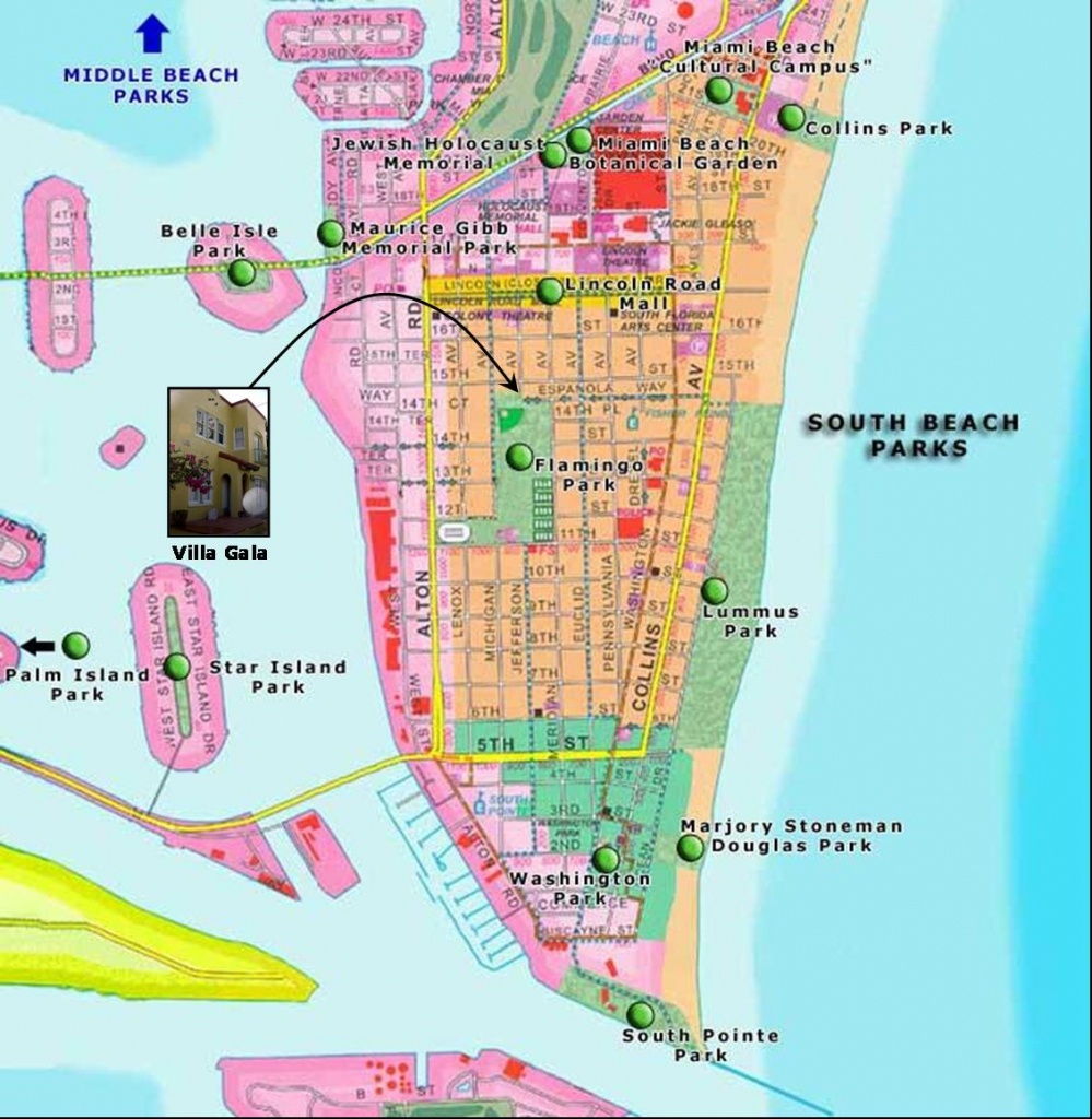 Exotic Places: South Beach Miami - Map Of South Beach Miami Florida